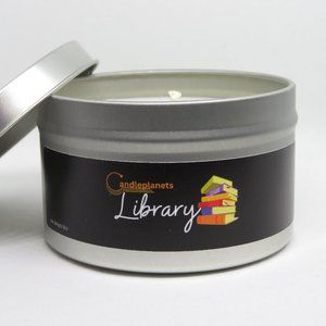 Oshkosh Library, Book Lover Candle, Book Candle Scent, Literary Candle, Soy Cand